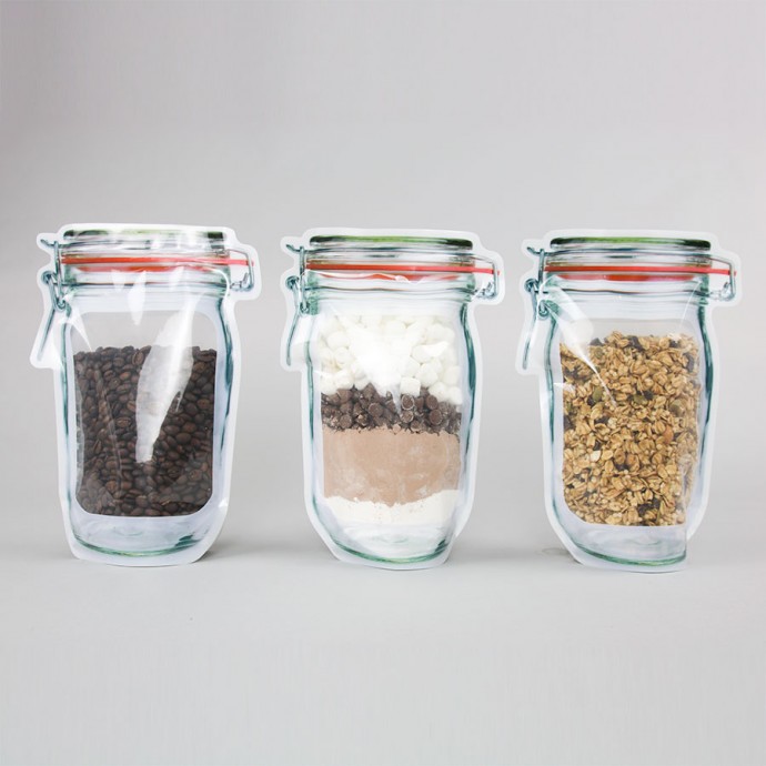 Mason jar zipper pouch sale